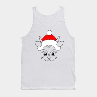 Christmas Holiday Reindeer Tank Top